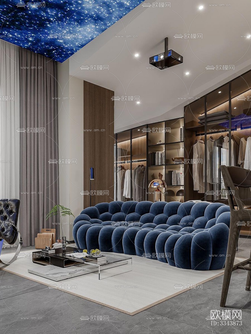 现代别墅效果图下载（渲染图7）