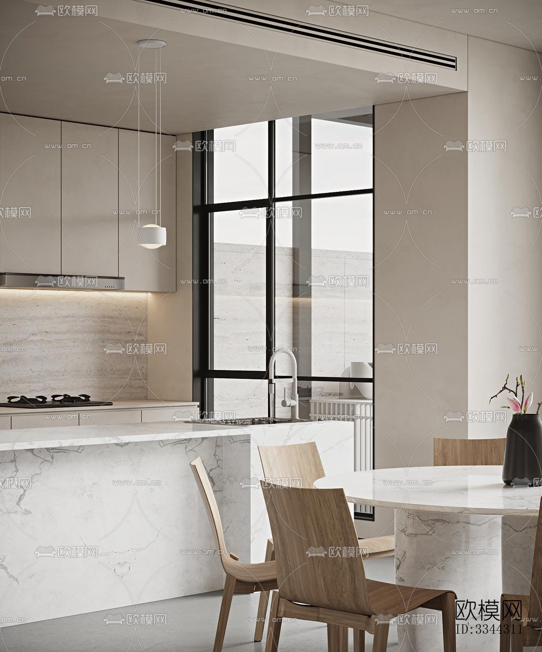 现代别墅效果图下载（渲染图10）