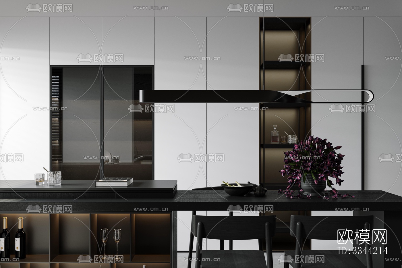 现代别墅效果图下载（渲染图15）