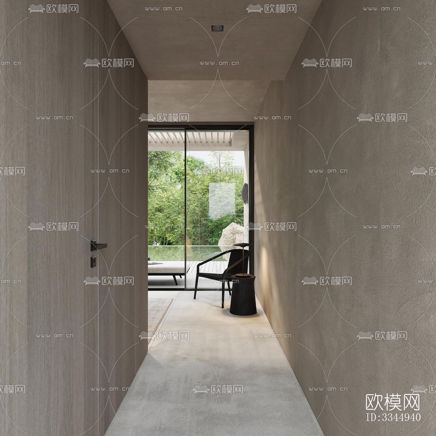 现代卧室效果图下载（渲染图6）