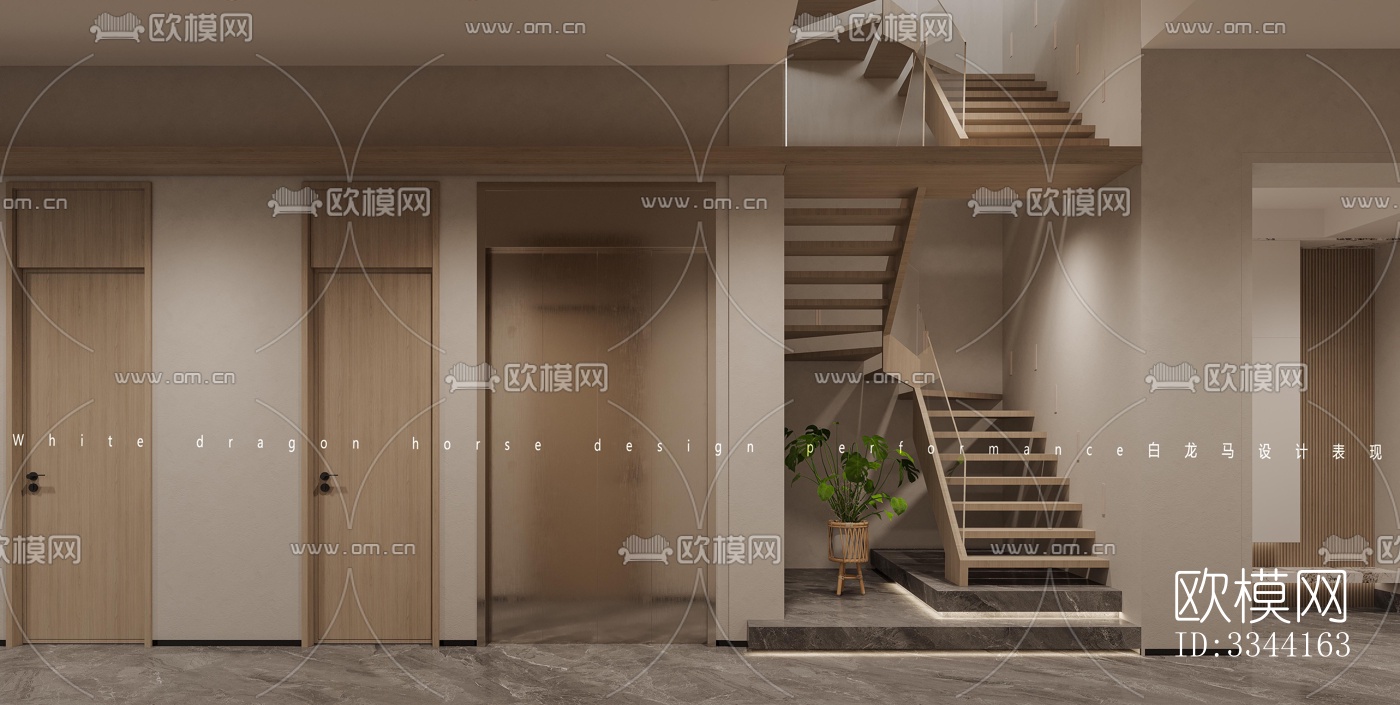 现代别墅效果图下载（渲染图2）