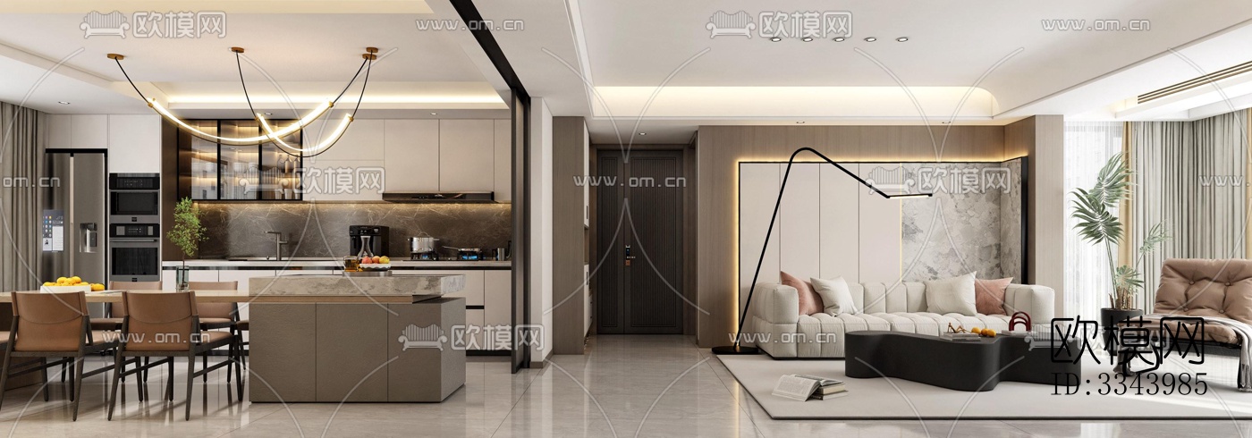 现代别墅效果图下载（渲染图3）