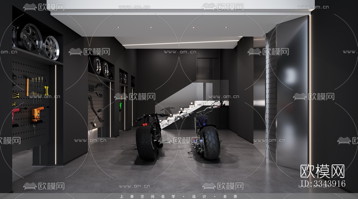 现代别墅效果图下载（渲染图1）