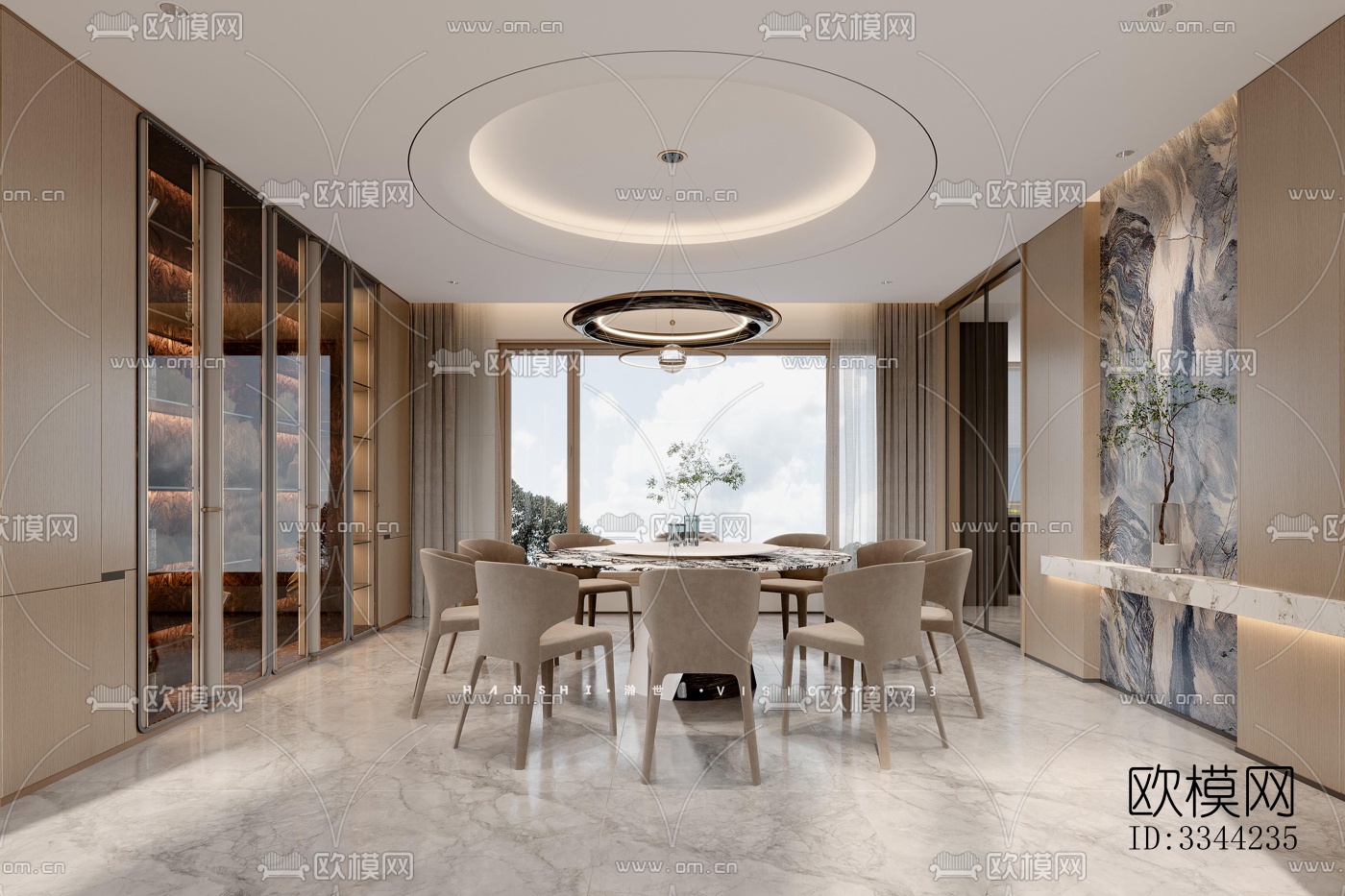 现代别墅效果图下载（渲染图7）