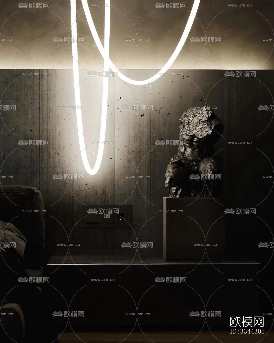 现代别墅效果图下载（渲染图12）