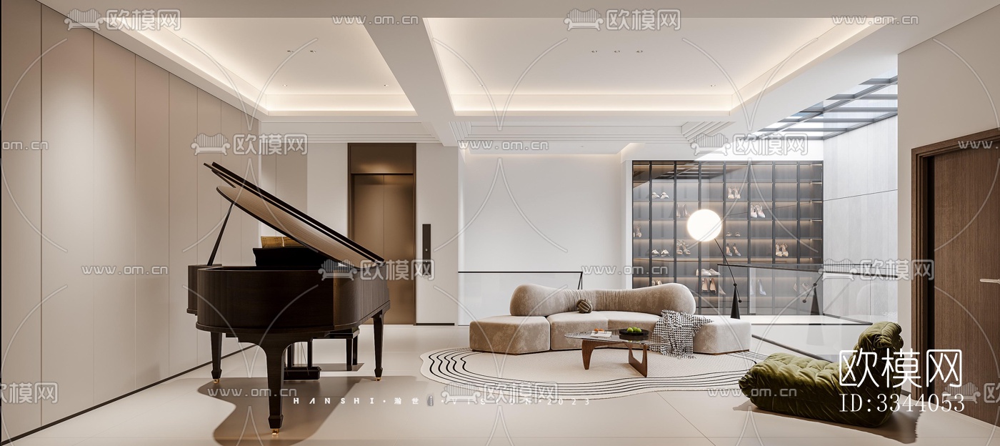 现代别墅效果图下载（渲染图9）