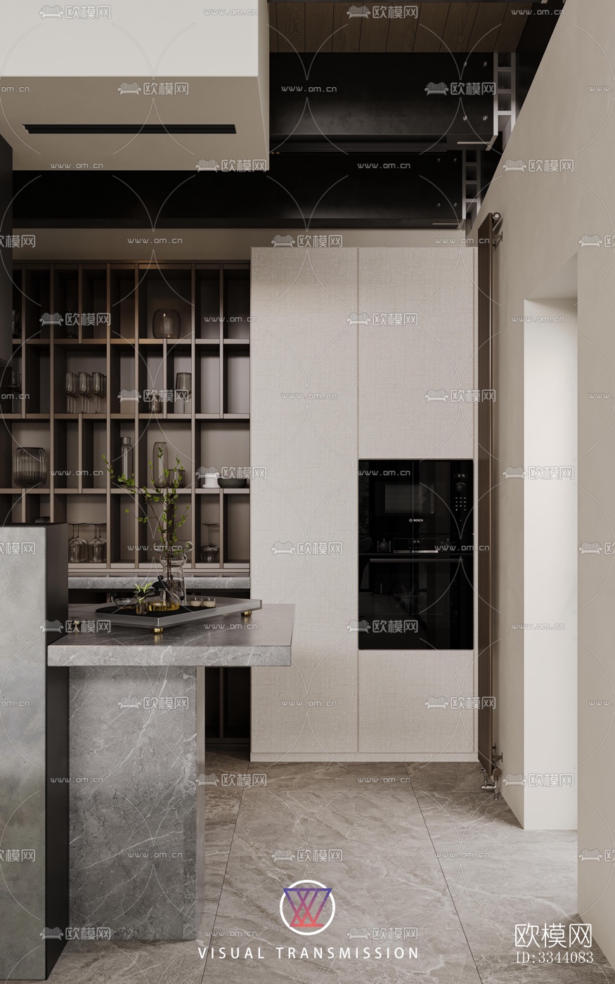 现代别墅效果图下载（渲染图3）