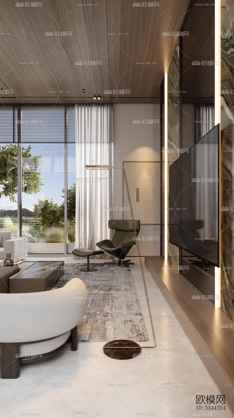 现代别墅效果图下载（渲染图9）