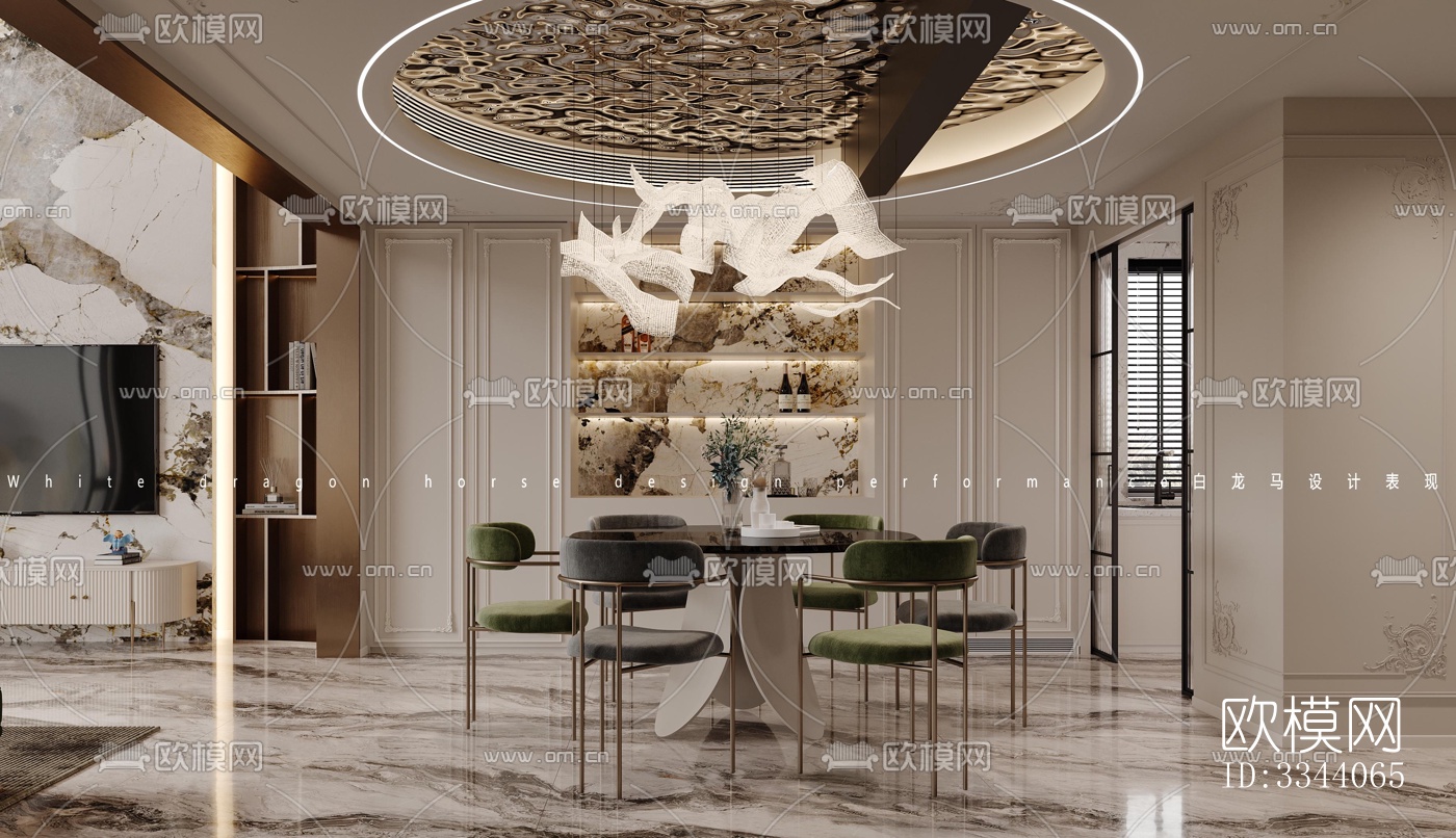 现代别墅效果图下载（渲染图4）