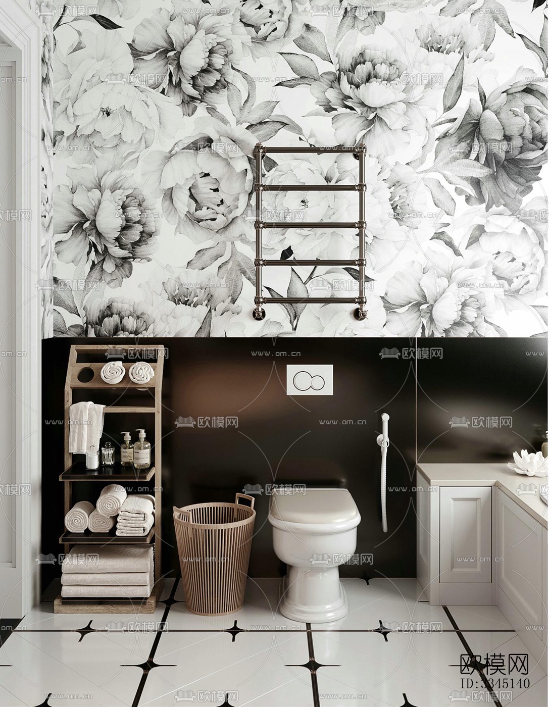 现代卫生间效果图下载（渲染图11）