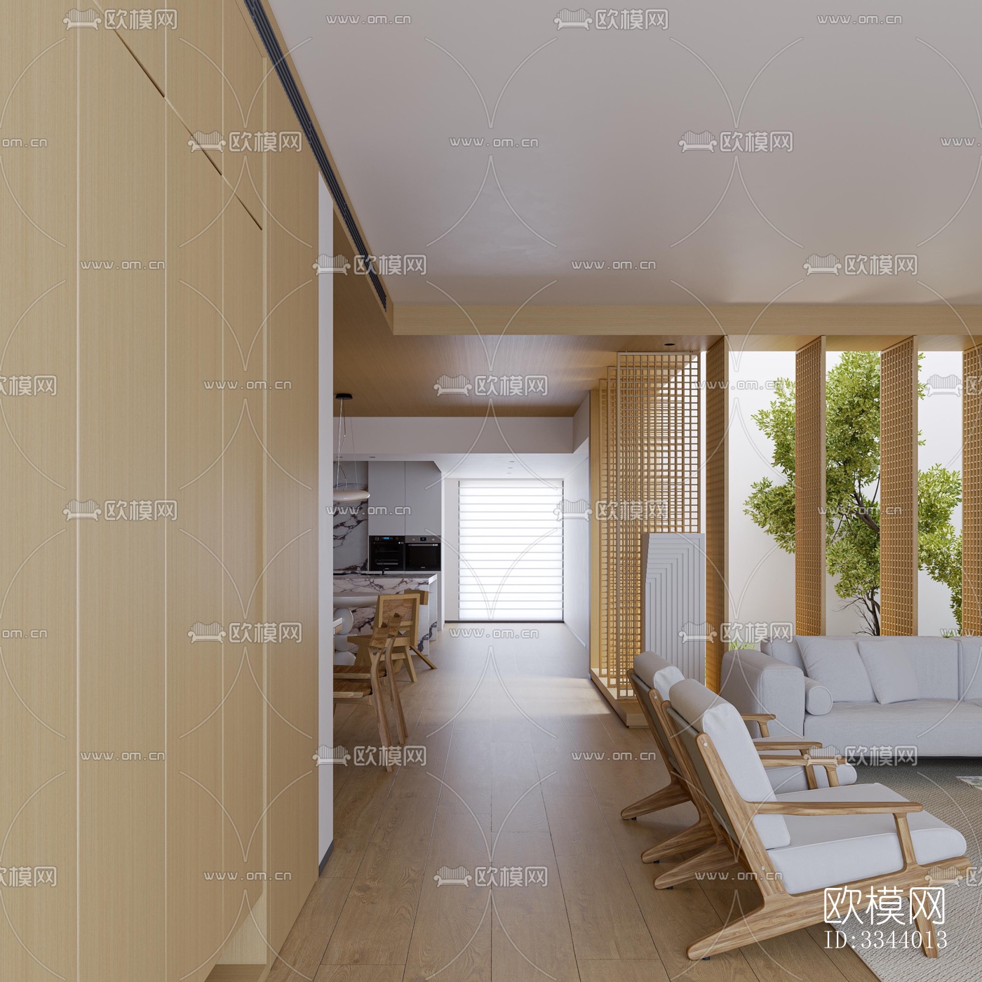 现代别墅效果图下载（渲染图2）