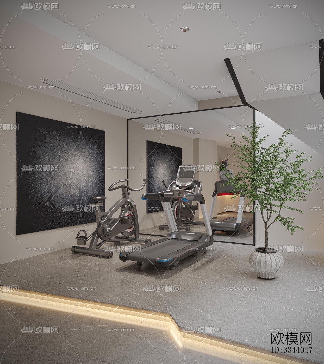 现代别墅效果图下载（渲染图7）