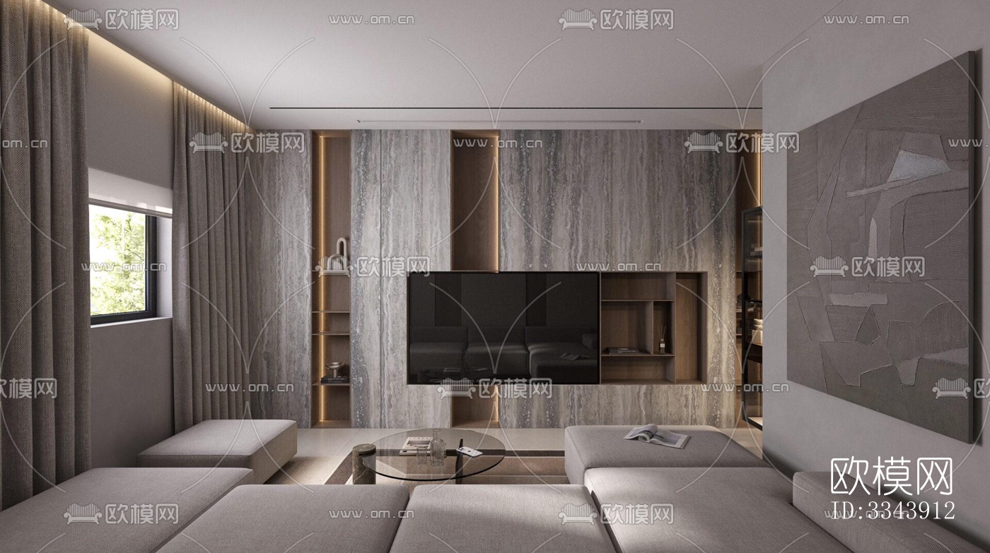 现代别墅效果图下载（渲染图11）