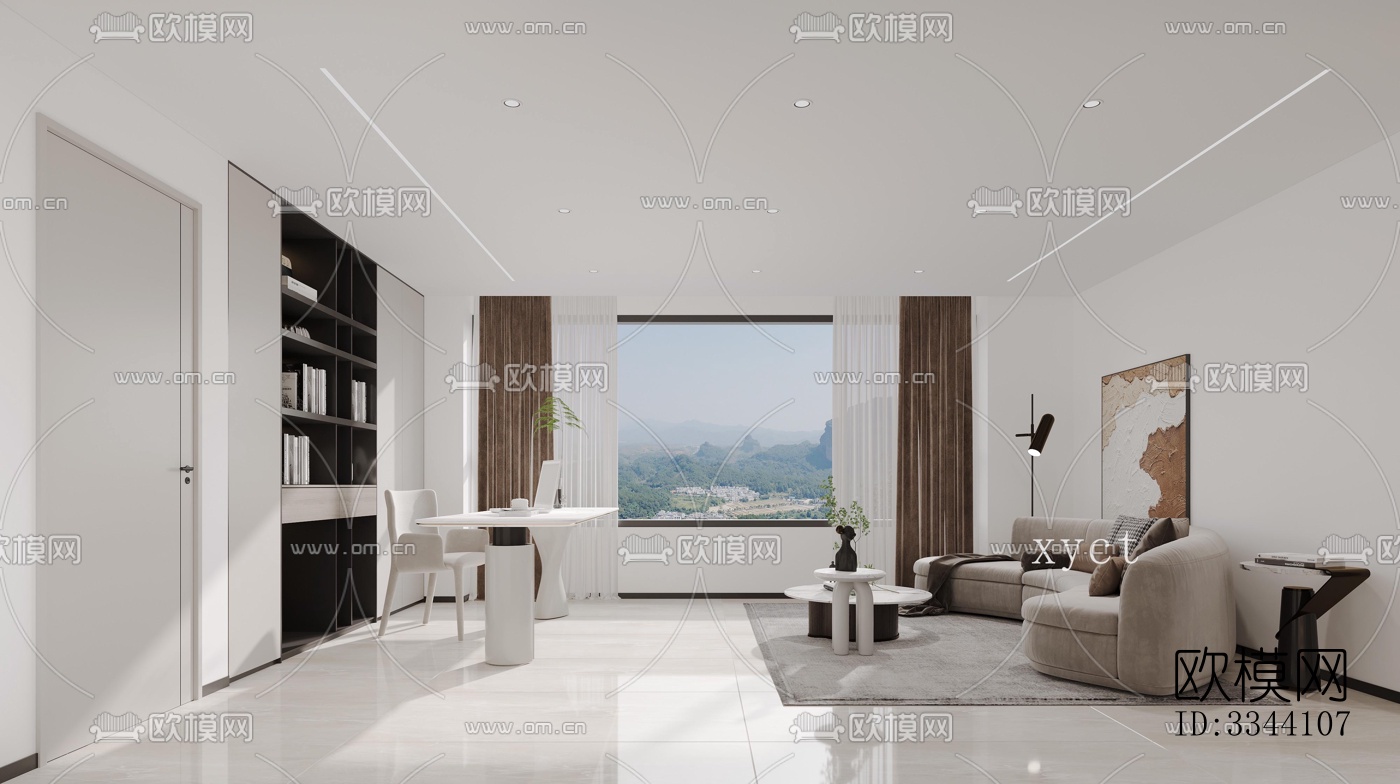 现代别墅效果图下载（渲染图4）