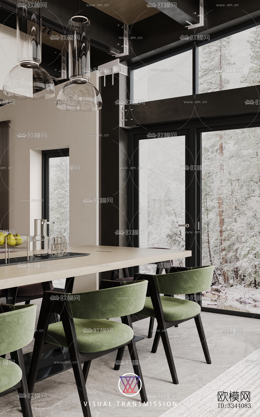 现代别墅效果图下载（渲染图9）