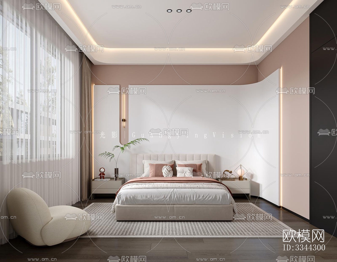 现代别墅效果图下载（渲染图3）