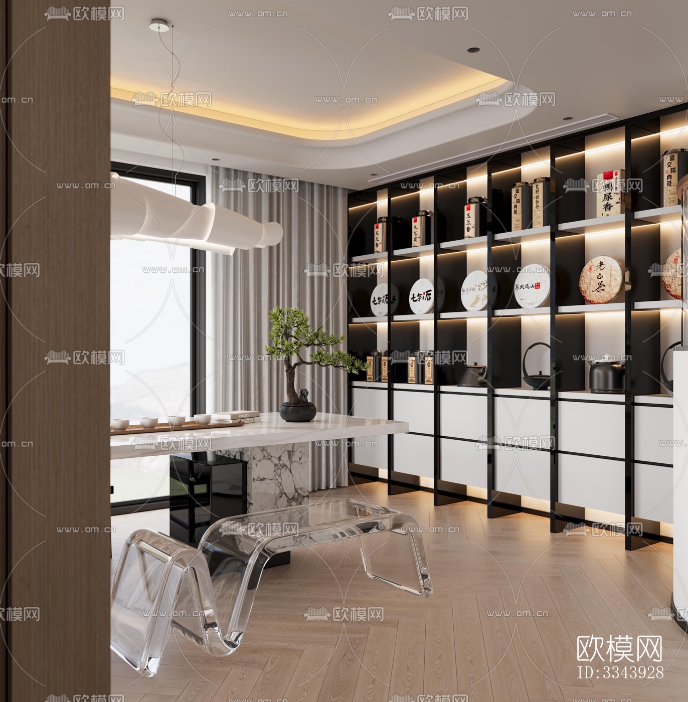 现代别墅效果图下载（渲染图4）