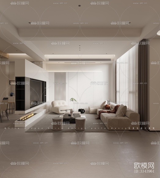 现代别墅效果图下载(渲染图11)