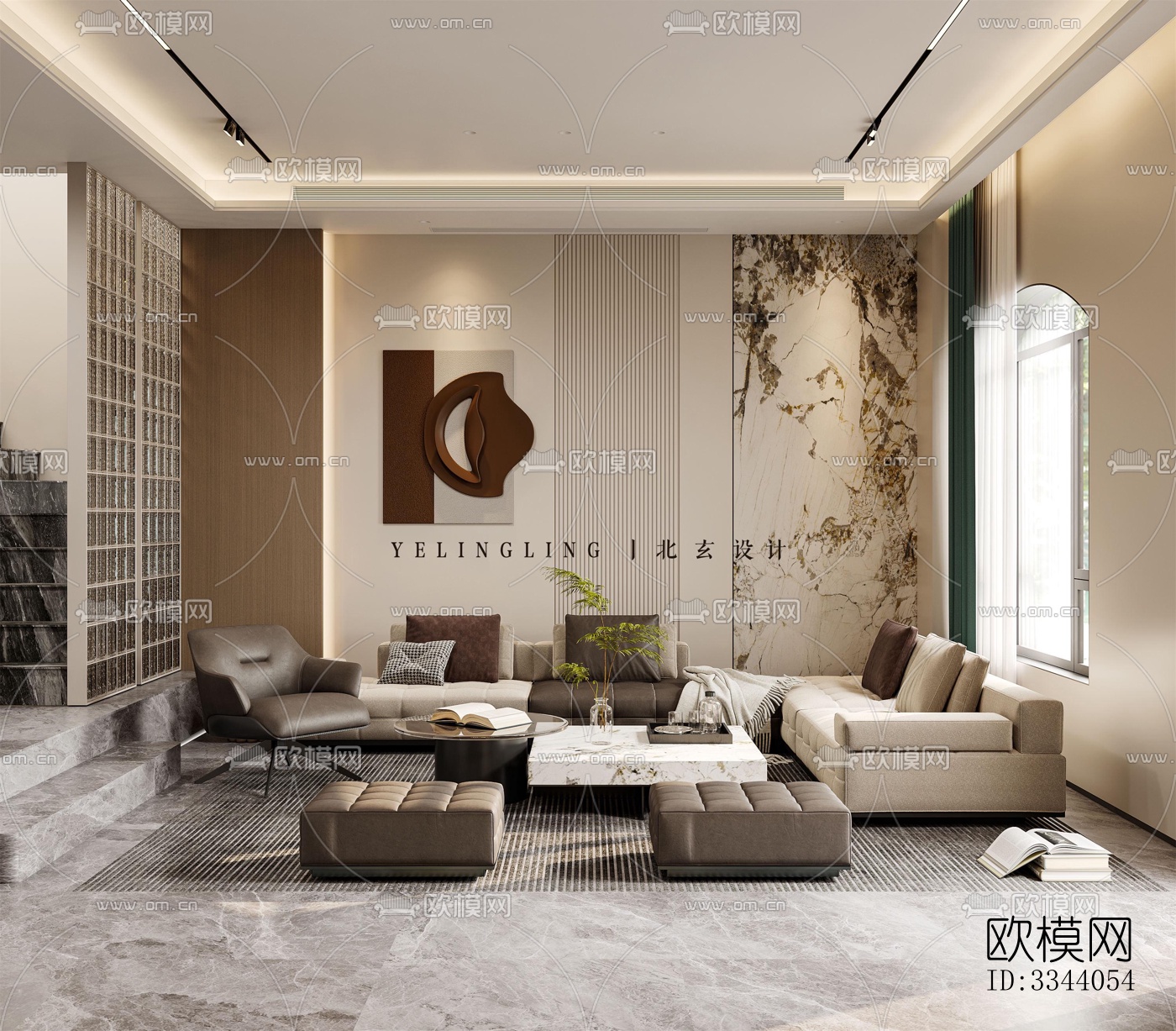 现代别墅效果图下载（渲染图13）