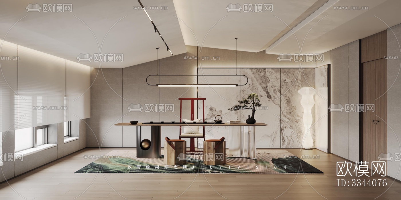 现代别墅效果图下载（渲染图1）