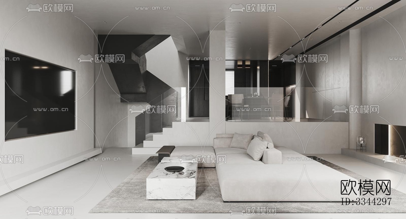 现代别墅效果图下载（渲染图6）