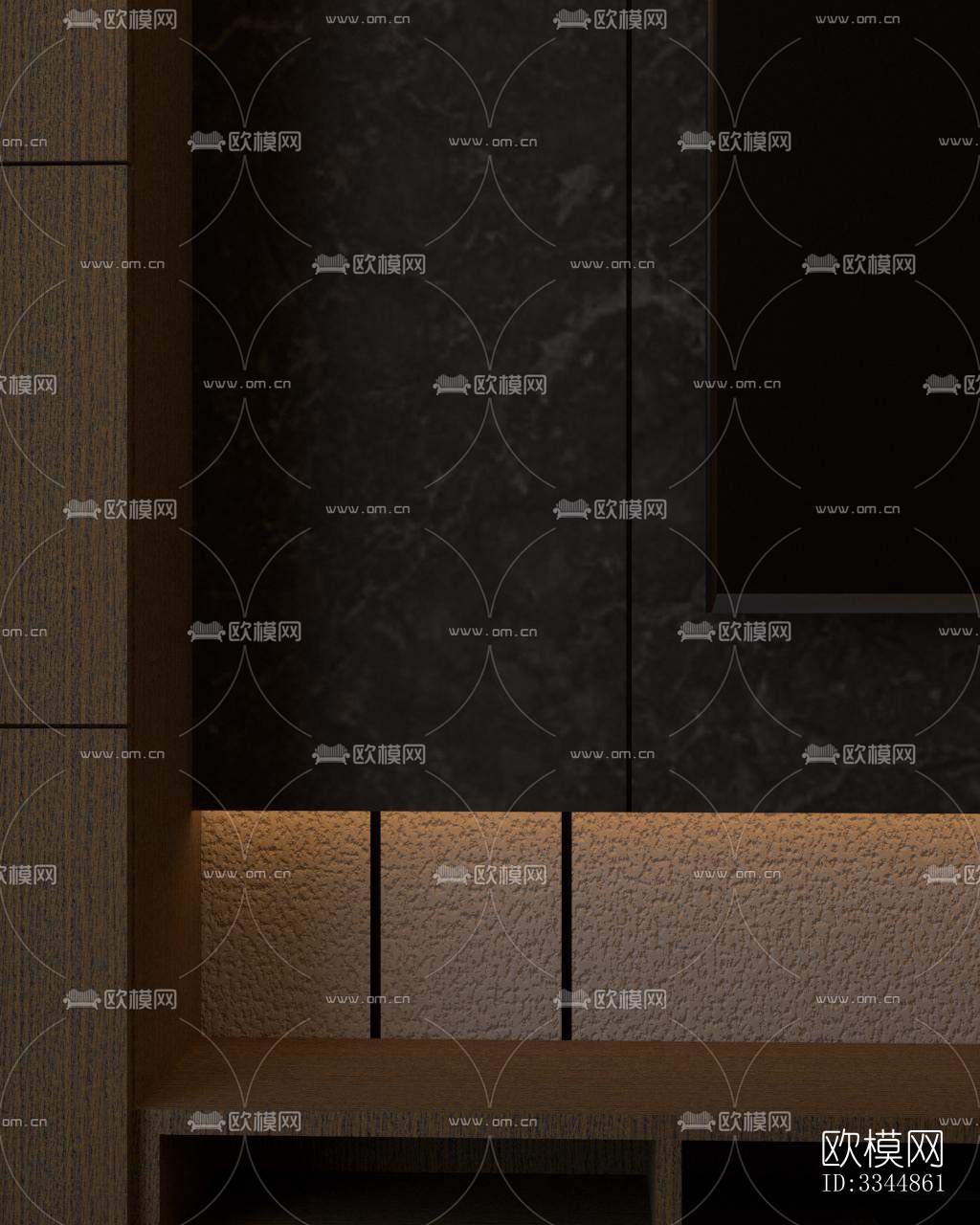 现代卧室效果图下载（渲染图8）