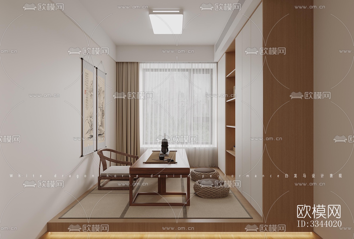 现代别墅效果图下载（渲染图3）