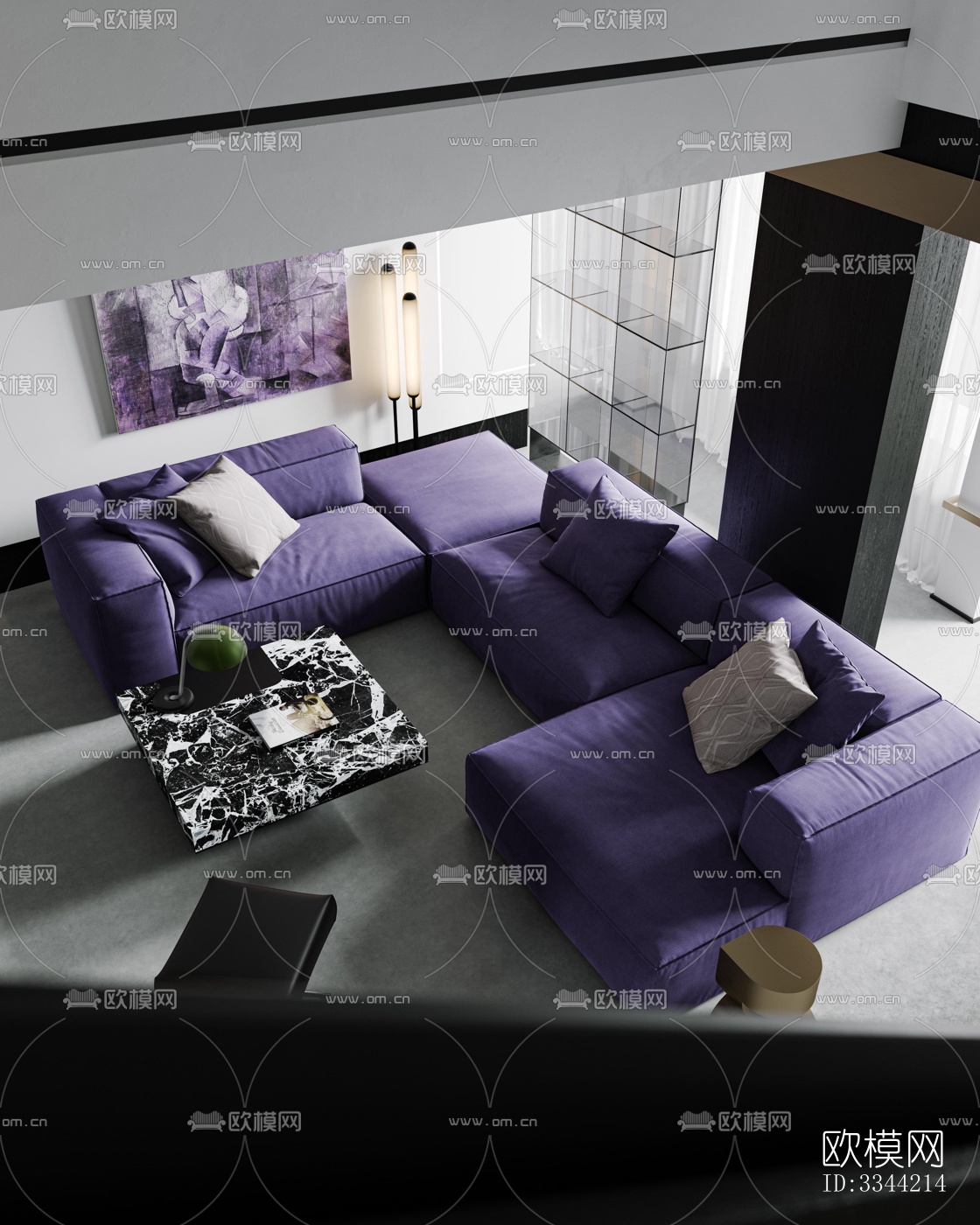 现代别墅效果图下载（渲染图10）