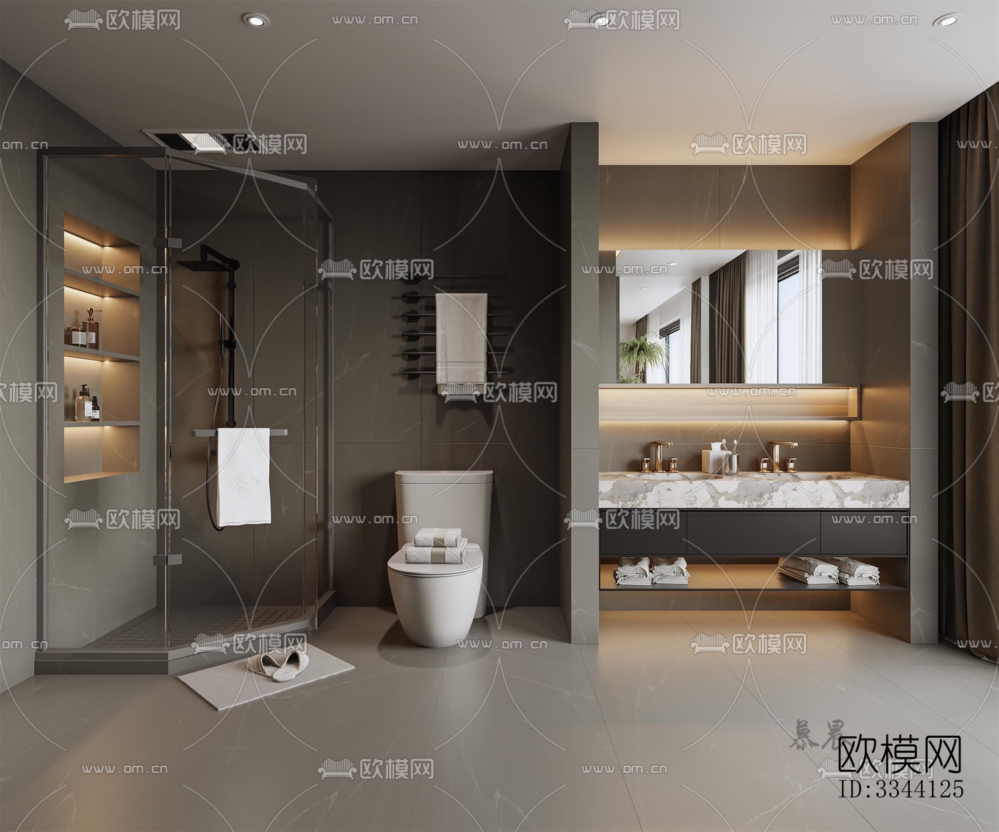 现代别墅效果图下载（渲染图4）