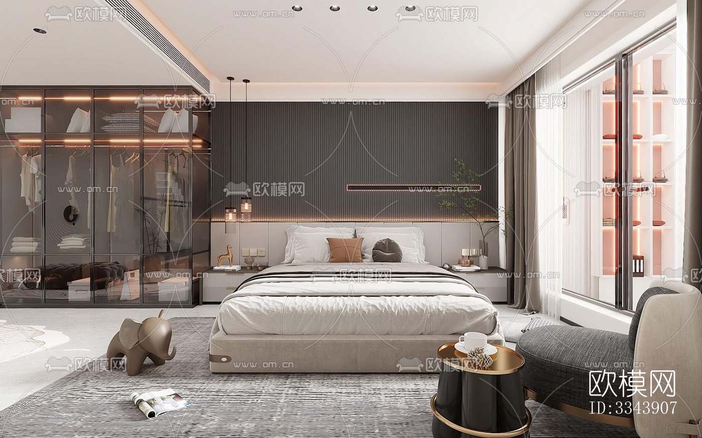 现代别墅效果图下载（渲染图4）