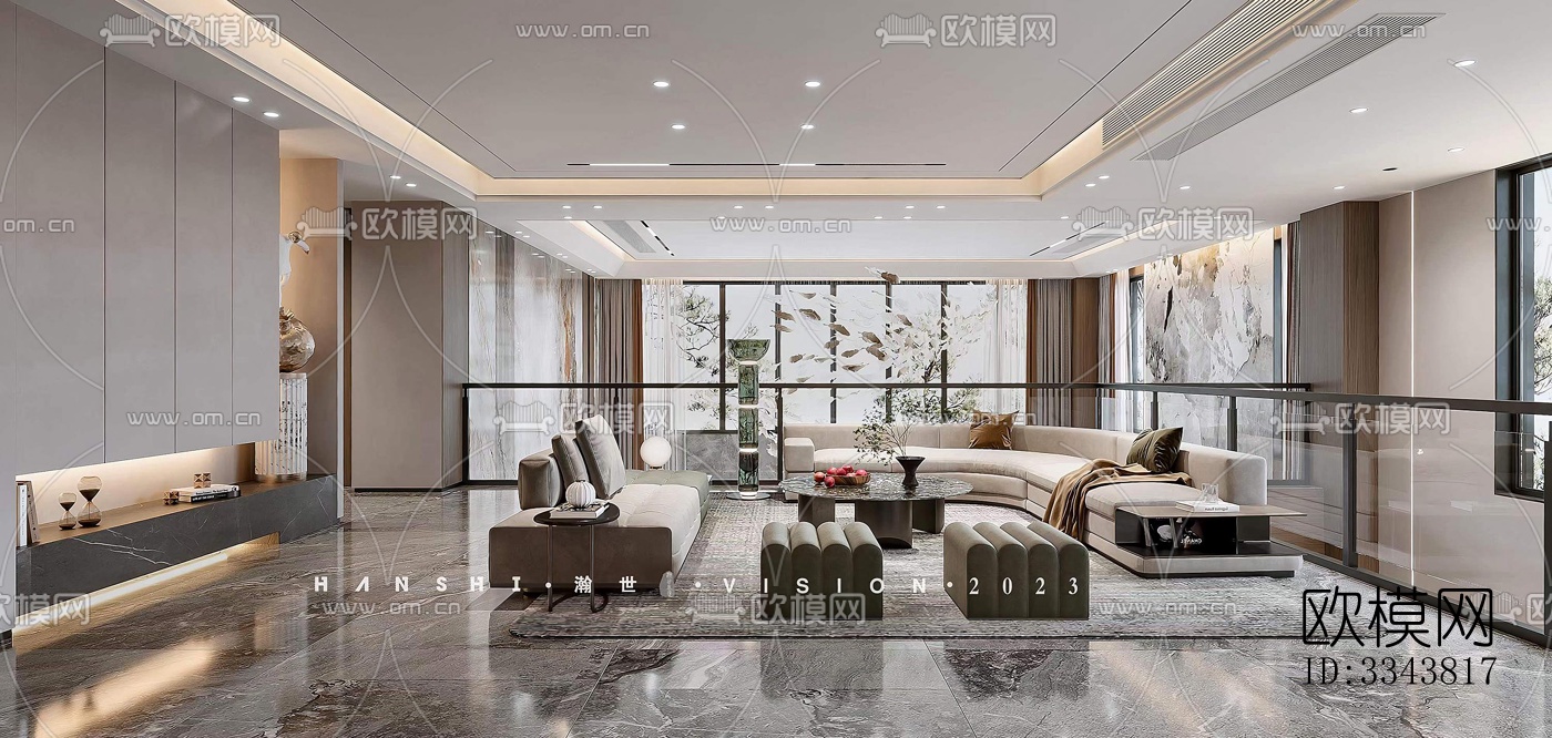 现代别墅效果图下载（渲染图5）