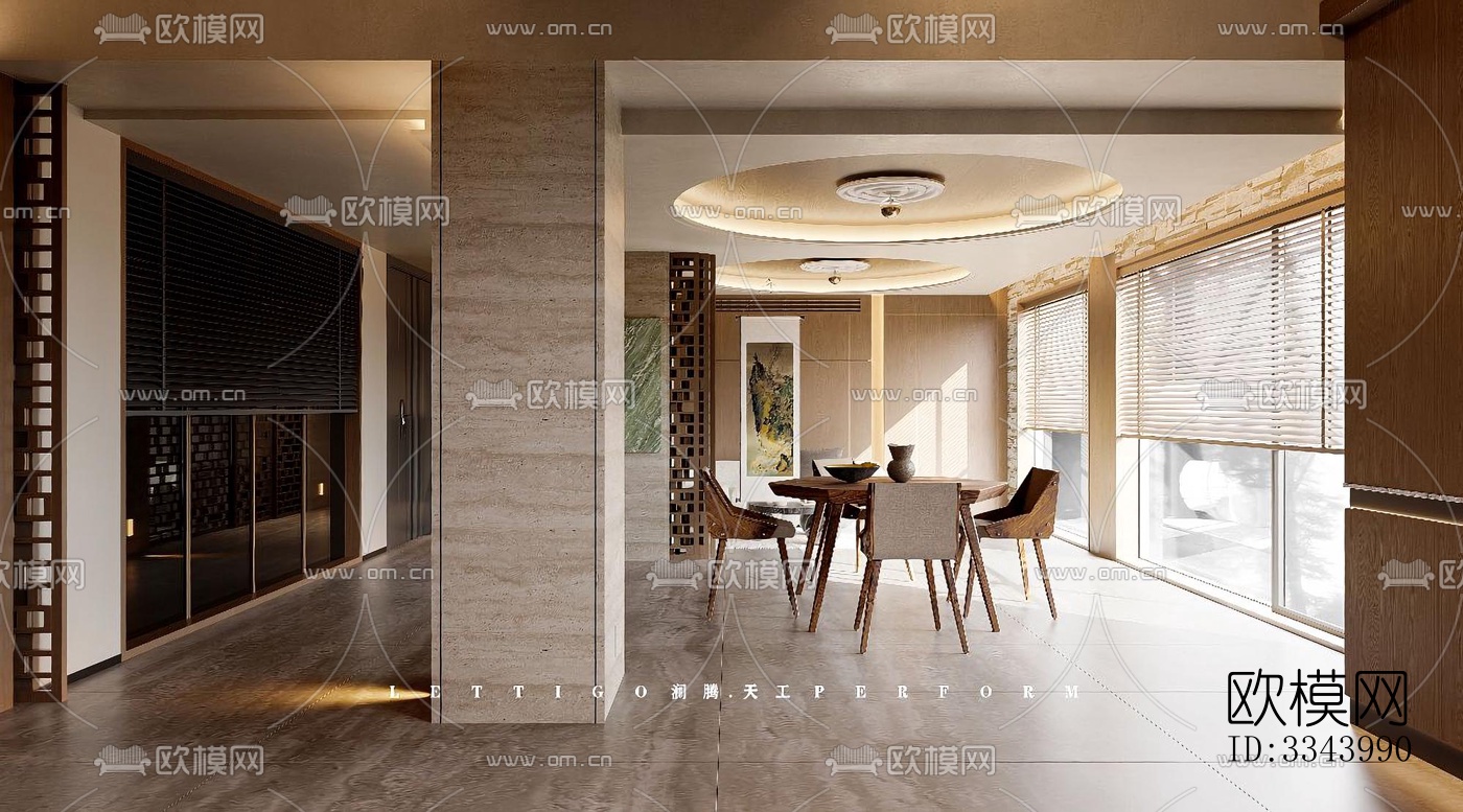 现代别墅效果图下载（渲染图5）