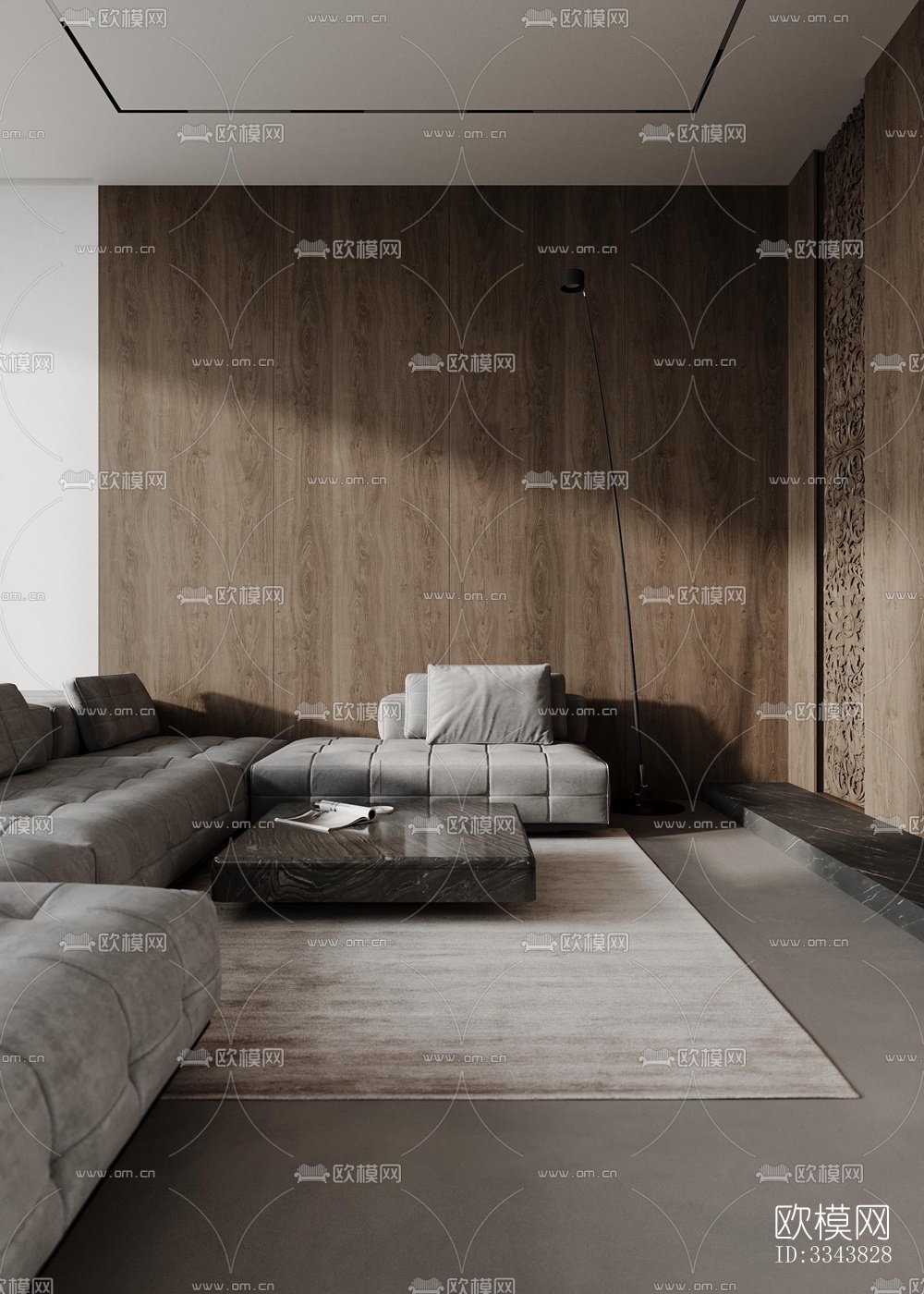 现代别墅效果图下载（渲染图9）