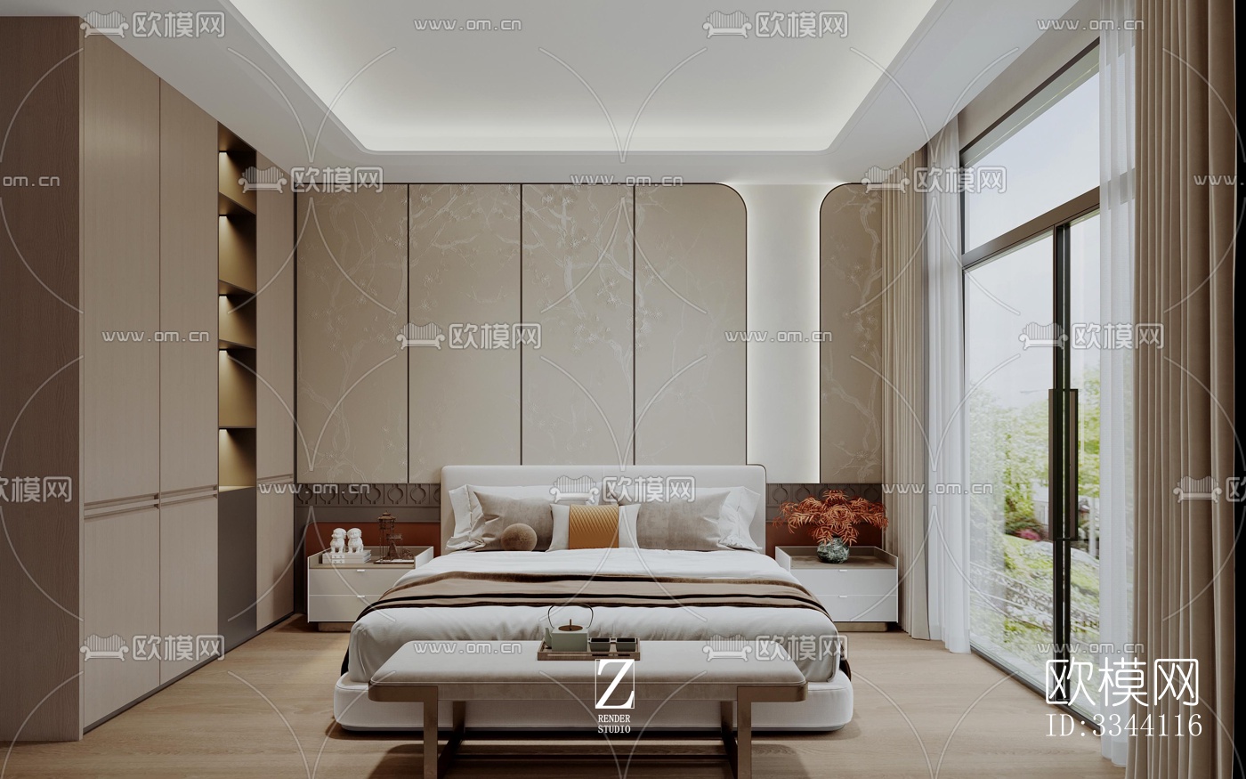 现代别墅效果图下载（渲染图9）