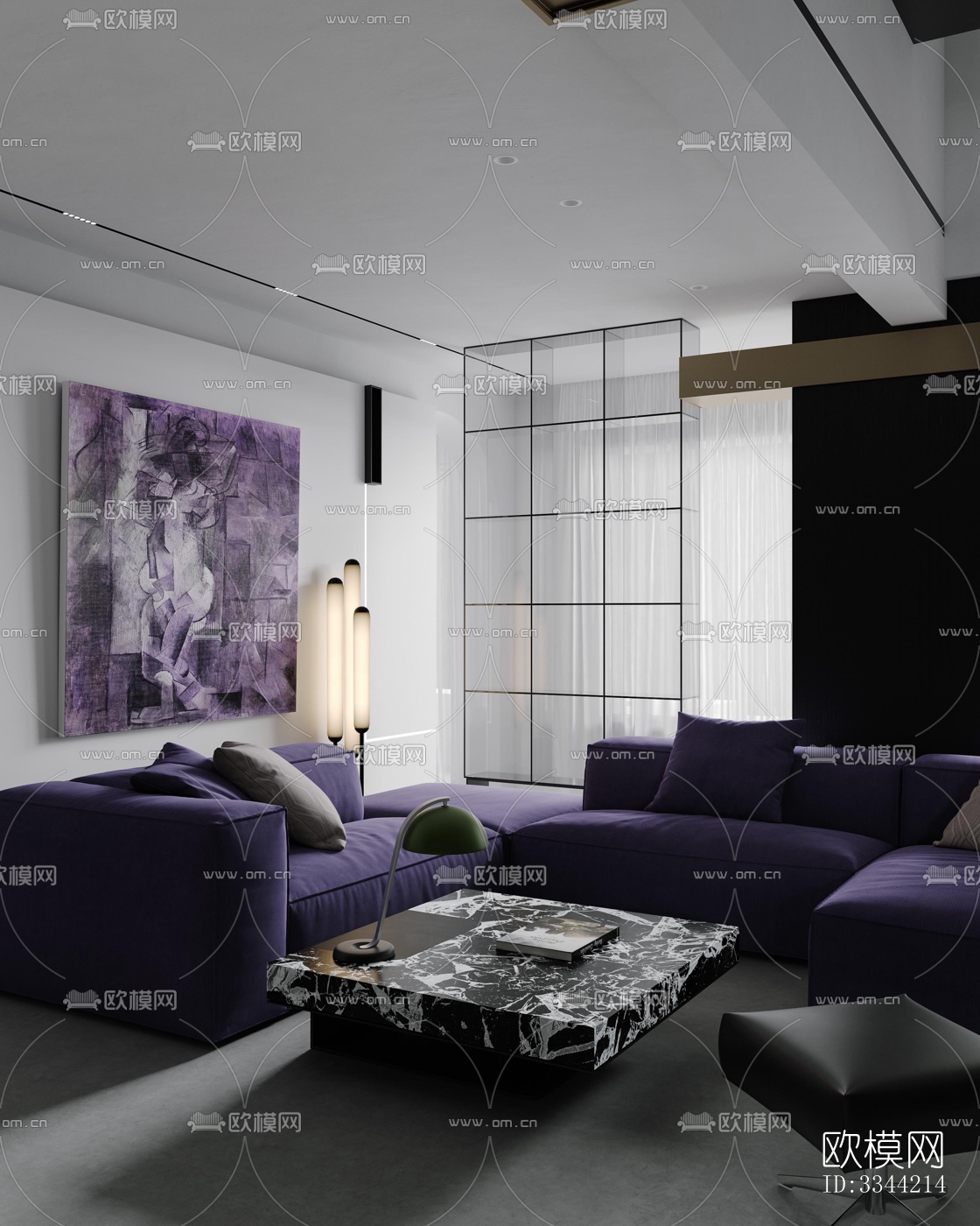 现代别墅效果图下载（渲染图12）