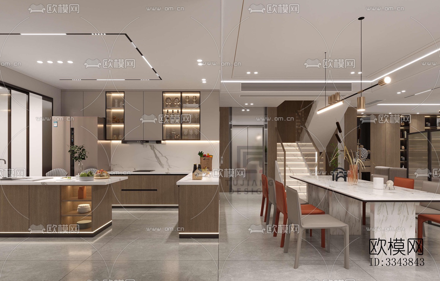 现代别墅效果图下载（渲染图2）