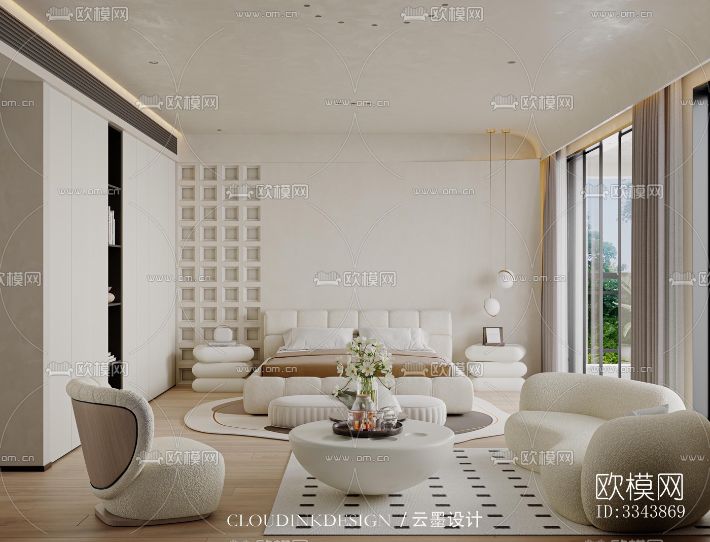 现代别墅效果图下载（渲染图3）