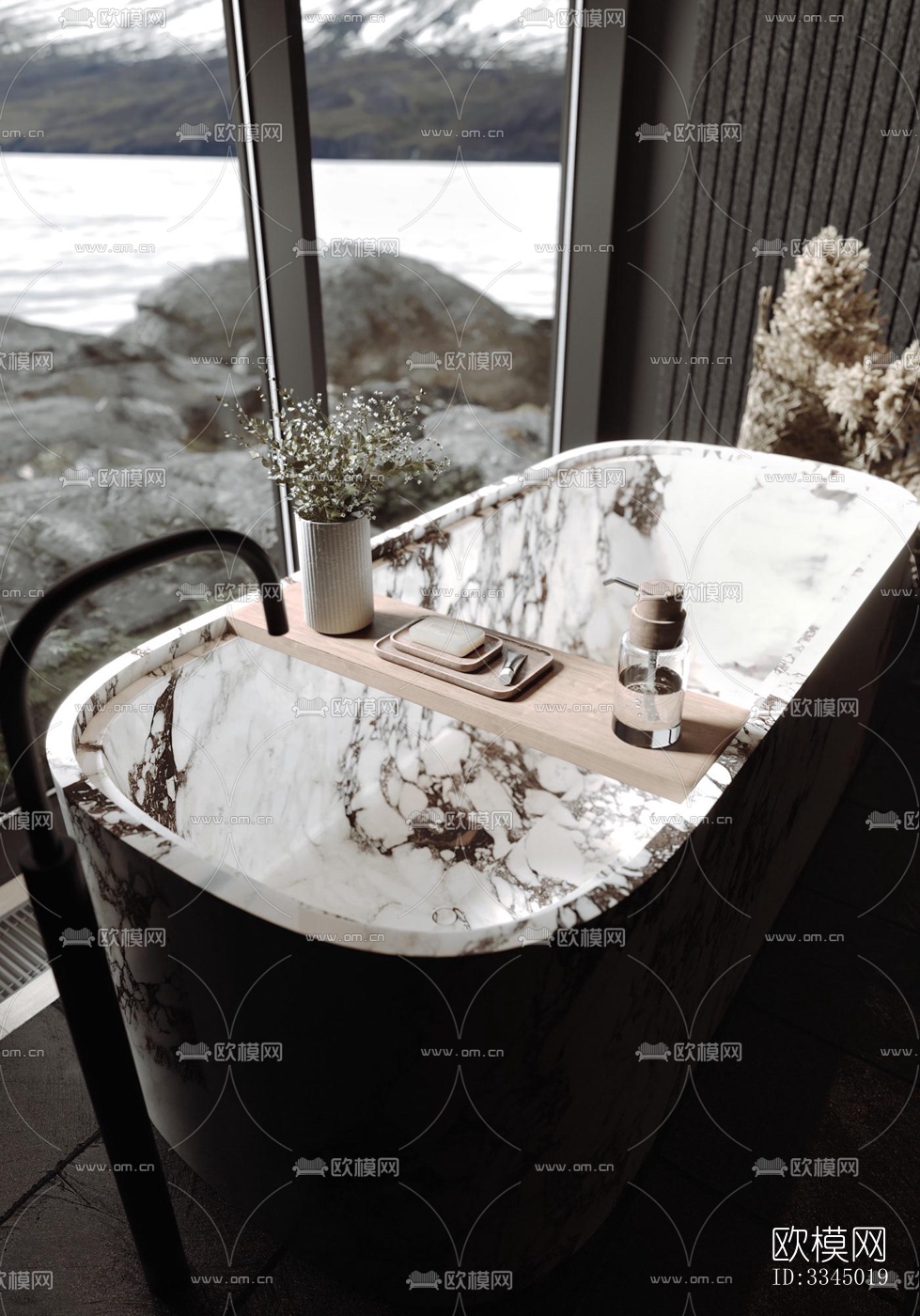 现代卫生间效果图下载（渲染图6）