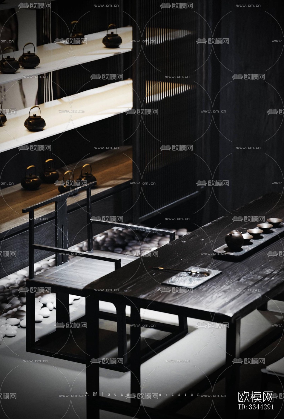 现代别墅效果图下载（渲染图3）