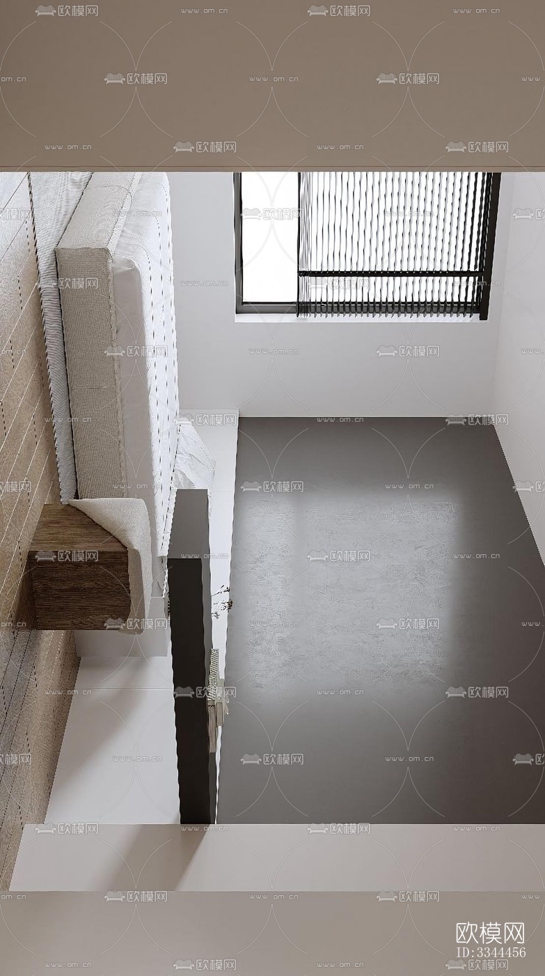 现代卧室效果图下载（渲染图6）