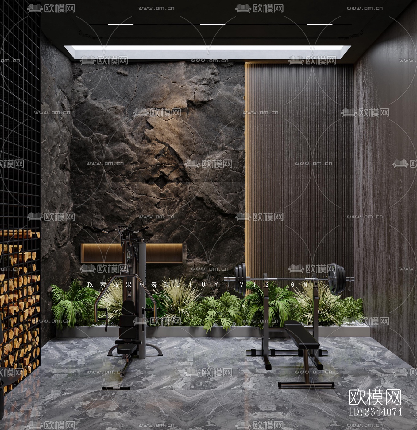 现代别墅效果图下载（渲染图8）