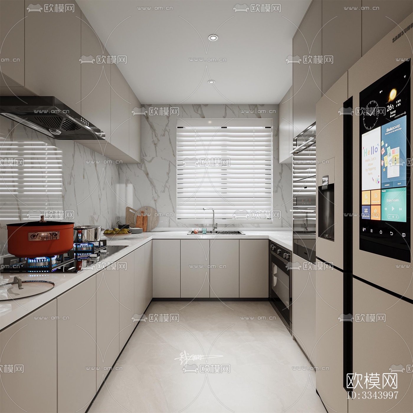 现代别墅效果图下载（渲染图3）