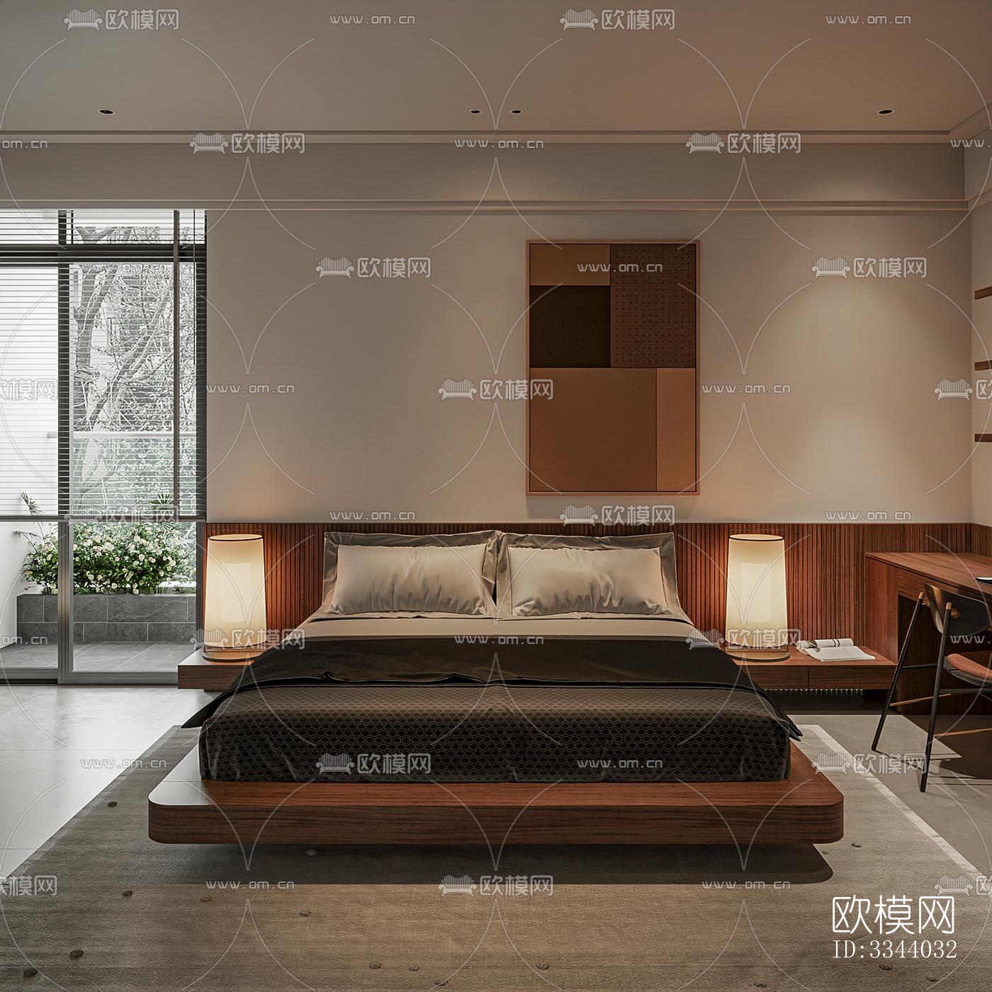 现代别墅效果图下载（渲染图5）