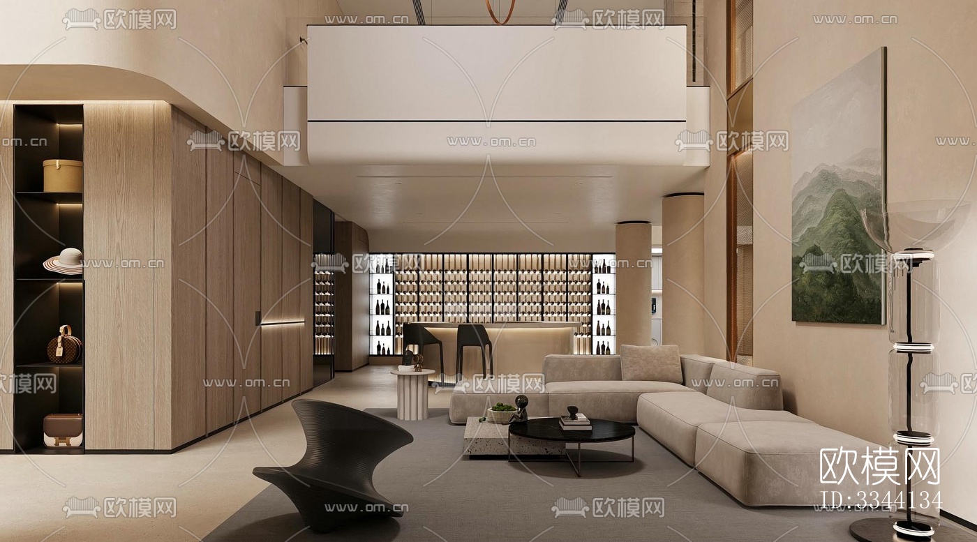 现代别墅效果图下载（渲染图6）