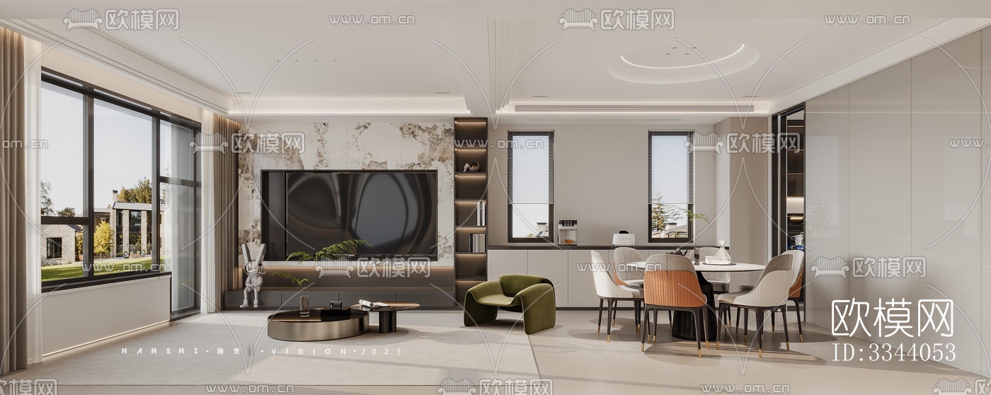 现代别墅效果图下载（渲染图5）