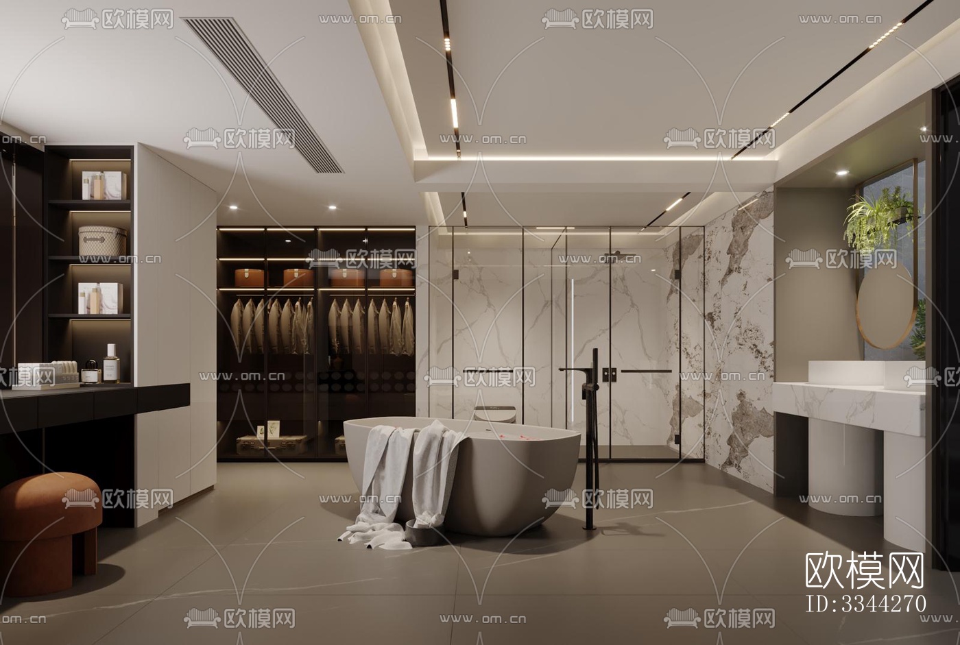 现代别墅效果图下载（渲染图7）