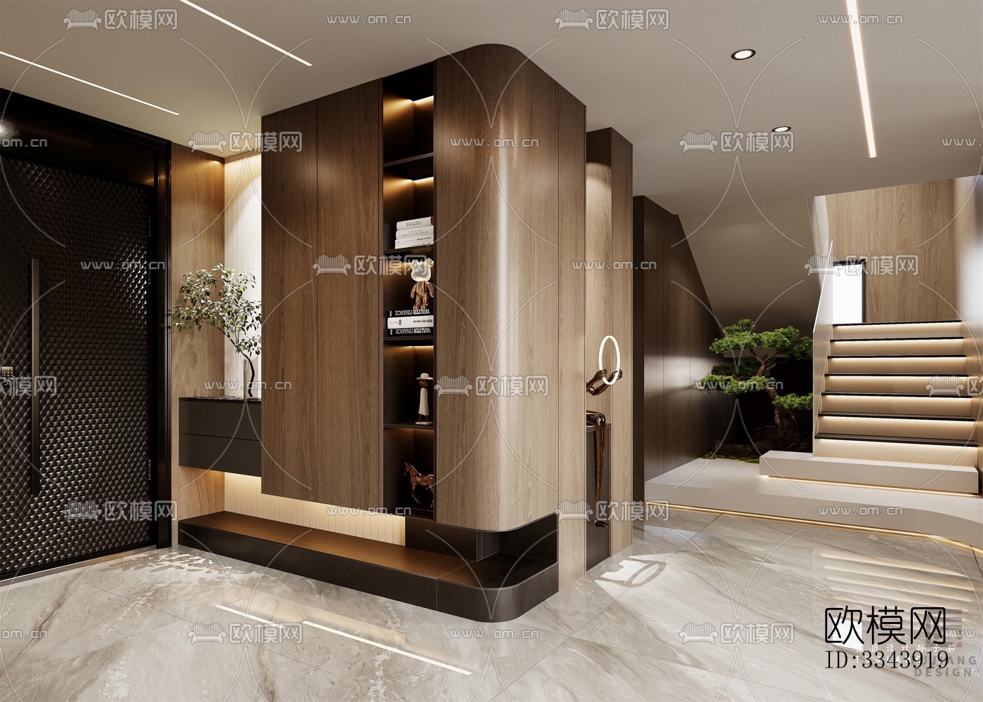 现代别墅效果图下载（渲染图3）