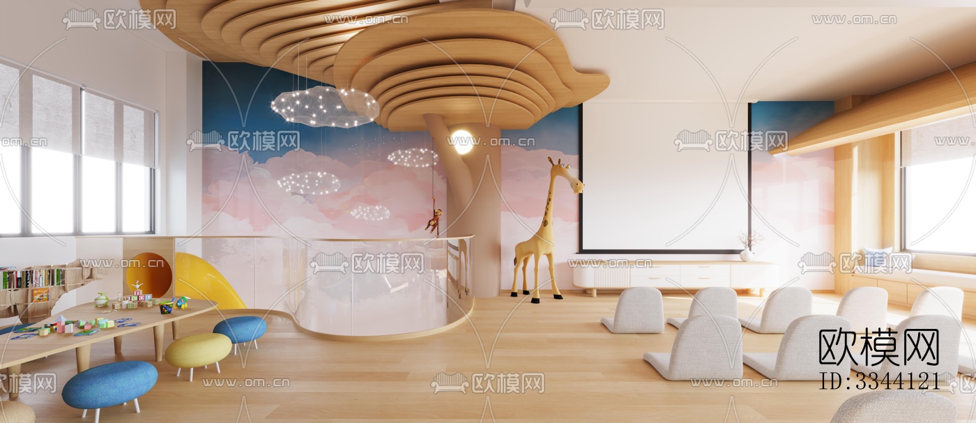 现代别墅效果图下载（渲染图2）