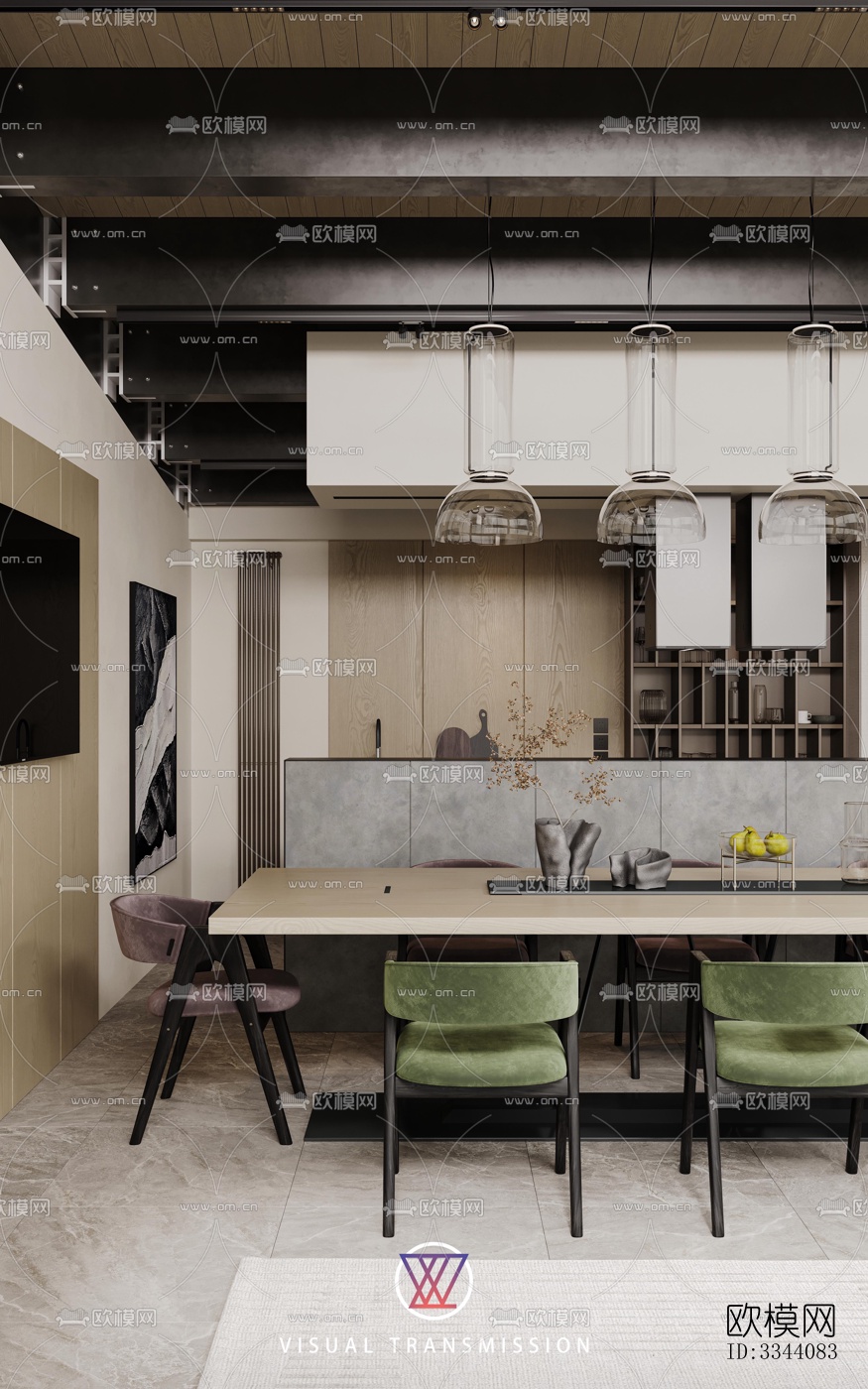 现代别墅效果图下载（渲染图8）