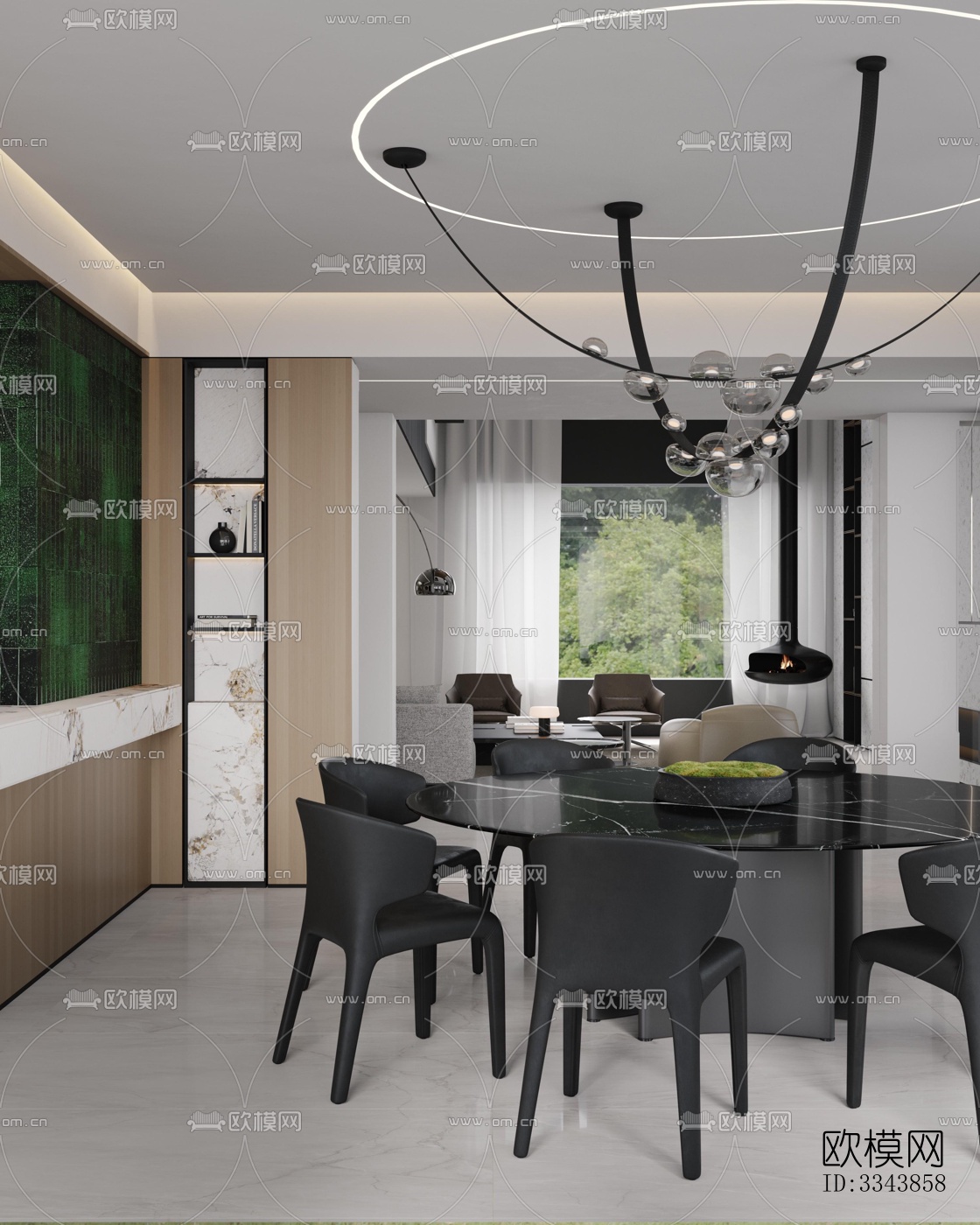 现代别墅效果图下载（渲染图14）